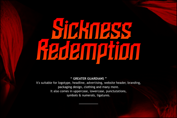 Greater Guardians Font PNG with transparent background - Preview 1