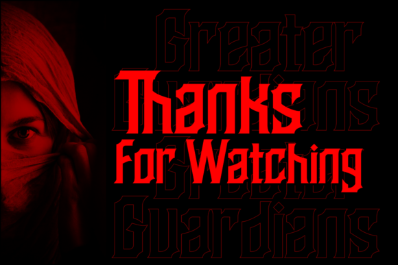 Greater Guardians Font PNG with transparent background - Preview 5