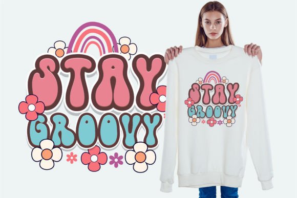 Groovy Flower Font - Preview 1