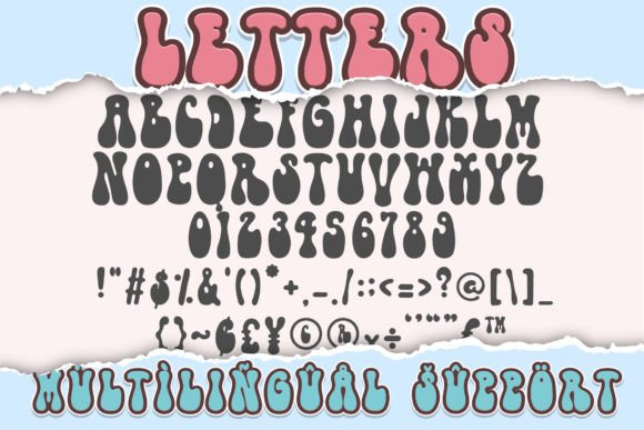 Groovy Flower Font - Preview 5