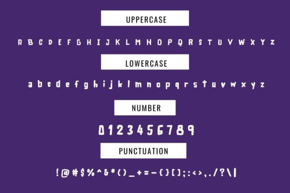 Halloween Cube Font PNG with transparent background - Preview 3