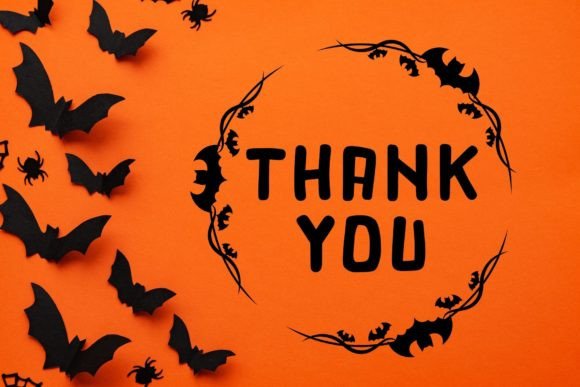 Halloween Cube Font PNG with transparent background - Preview 4