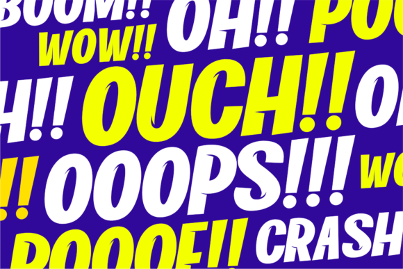 Komika Legends Font PNG with transparent background - Preview 5