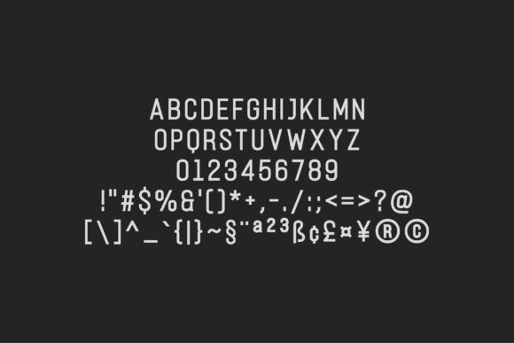 Korqline Font PNG with transparent background - Preview 5
