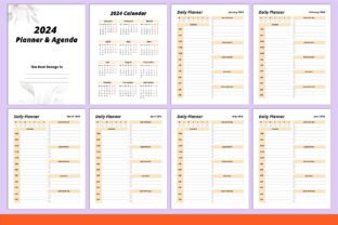 Planner & Agenda 2024 Canva Interior Graphic by munjixpro · Creative ...