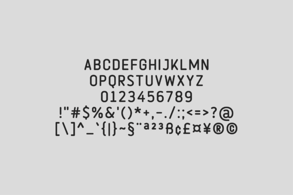 Shelution Rounded Font PNG with transparent background - Preview 5