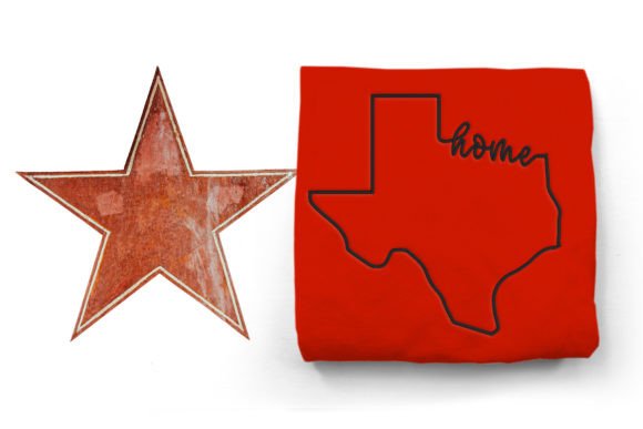Texas Home State Outline