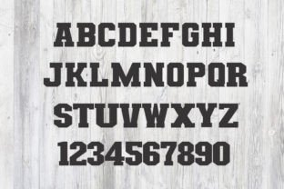 Varsity Letters, College Font Svg, Png Graphic by EasyDesignForYou ...