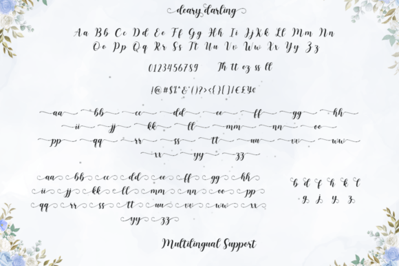 Deary Darling Font - Preview 5