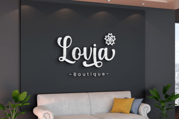 Donalia Font PNG with transparent background - Preview 3