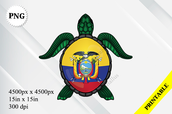 Ecuador Turtle Flag