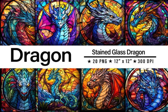 Preview of Stained Glass Dragon