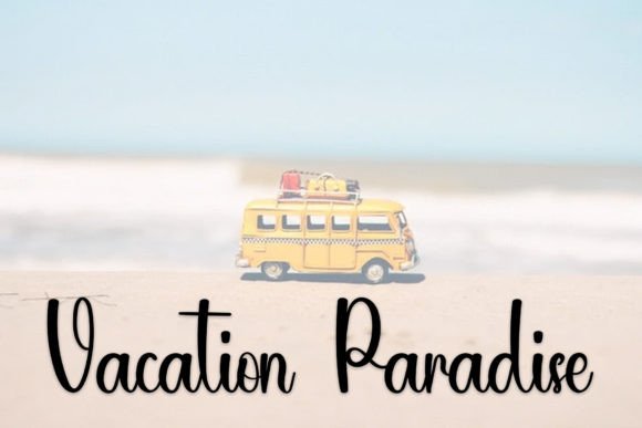 August Sunshine Font - Preview 1