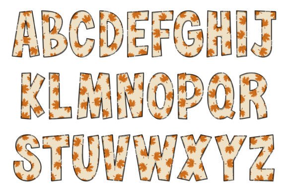 Autumn Leaves Font - Preview 1