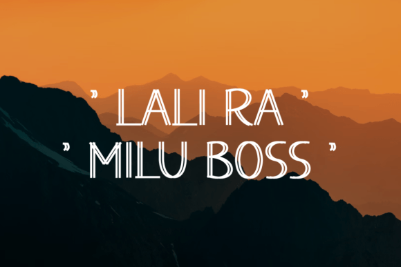 Bleoblue Font - Preview 1