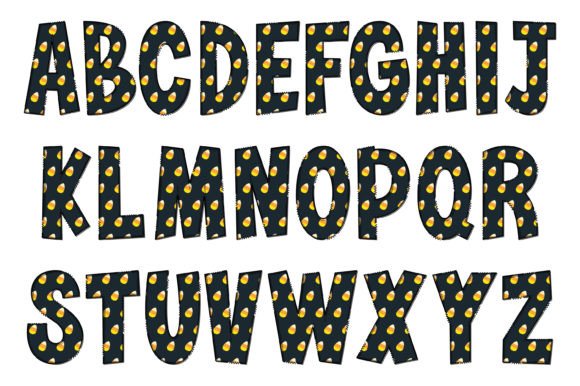 Candy Corn Font - Preview 1