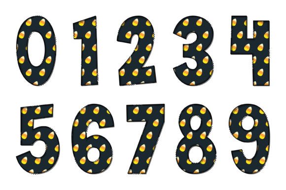 Candy Corn Font - Preview 3