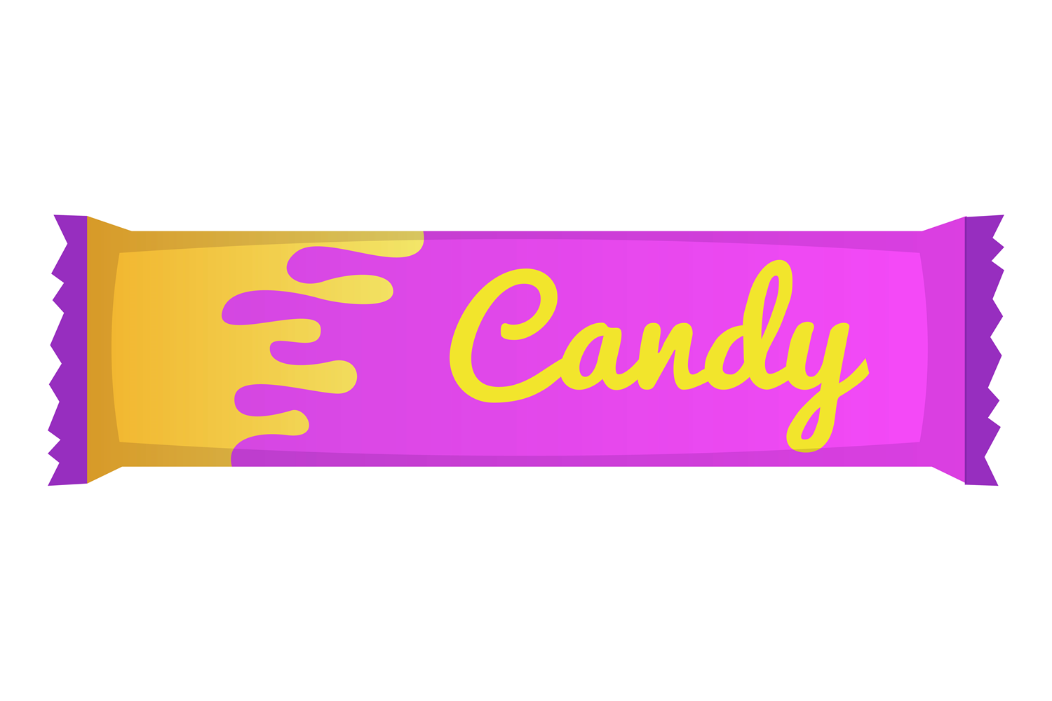 Candy Wrapper Icon. Sweet Snack Package. Graphic by yummybuum ...