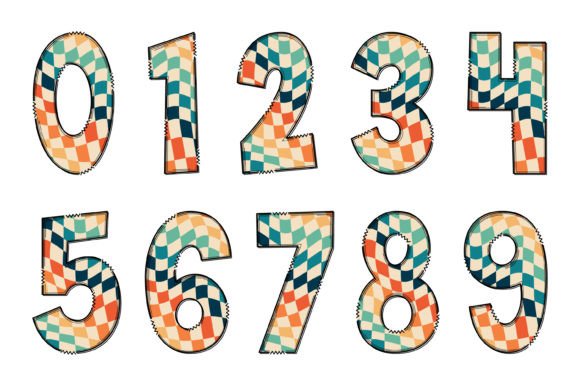 Checkerboard Font - Preview 3