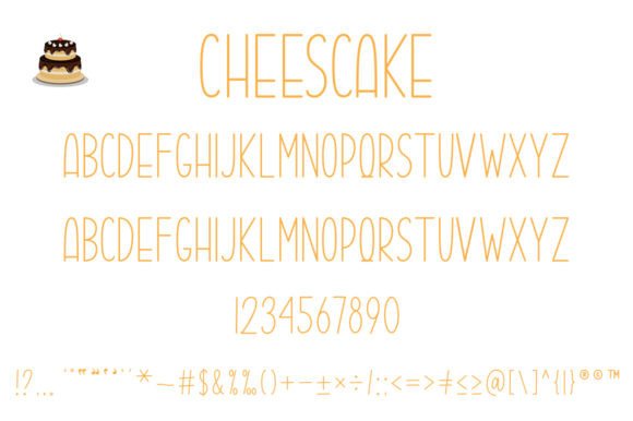 Cheescake Duo Font - Preview 6