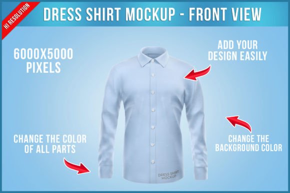 dress shirt mockup psd Free Women's Button-Up Shirt Mockup for Branding