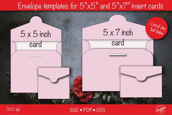 Envelope Template, Envelope Svg, DIY
