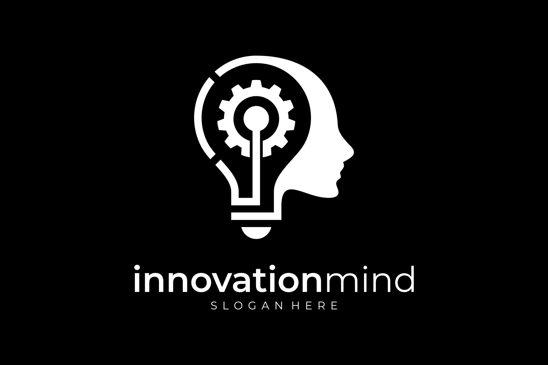 Human Mind Engineering Idea Logo