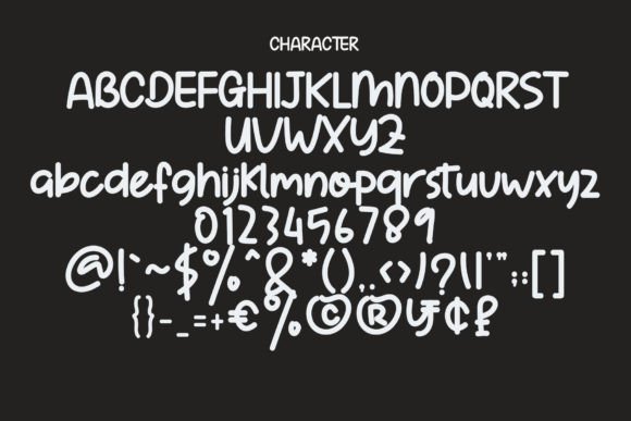 Kids Talks Font PNG with transparent background - Preview 5