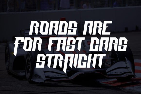 Race Timo Font PNG with transparent background - Preview 3