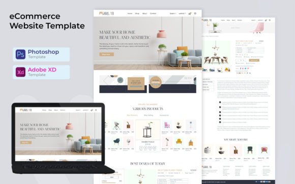 Shopify Ecommerce website template