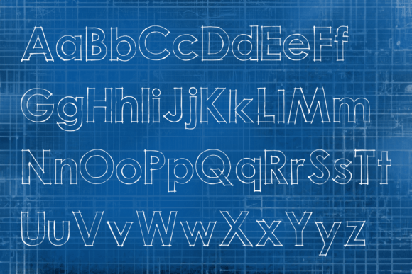 Artistic Draft Font PNG with transparent background - Preview 1