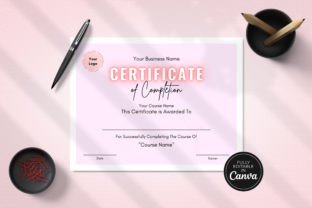 Certificate Completion Template Graphic by SnapyBiz · Creative Fabrica