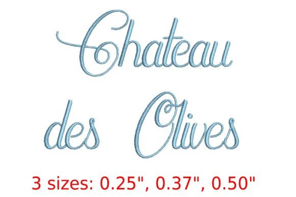 Chateau Des Olives Embroidery Font Back to School Embroidery Design By Digitizingwithlove