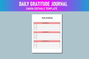 Daily Gratitude Journal Canva KDP Graphic by Lavlu Creative Zone ...