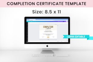 Editable Certificate Completion Template Graphic by SnapyBiz · Creative ...