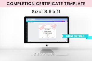 Editable Eyelash Hair Canva Certificate Graphic by SnapyBiz · Creative ...
