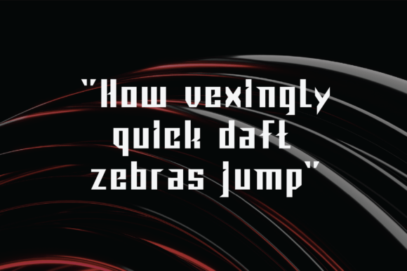 Hardline Font - Preview 2