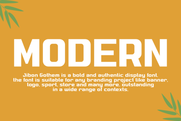 Jibon Gothem Font - Preview 2