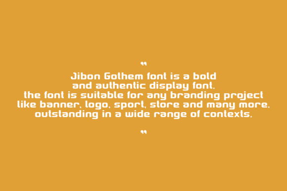 Jibon Gothem Font - Preview 4