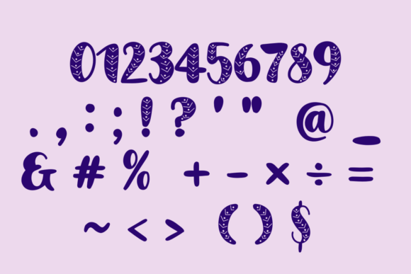 October Font PNG with transparent background - Preview 4