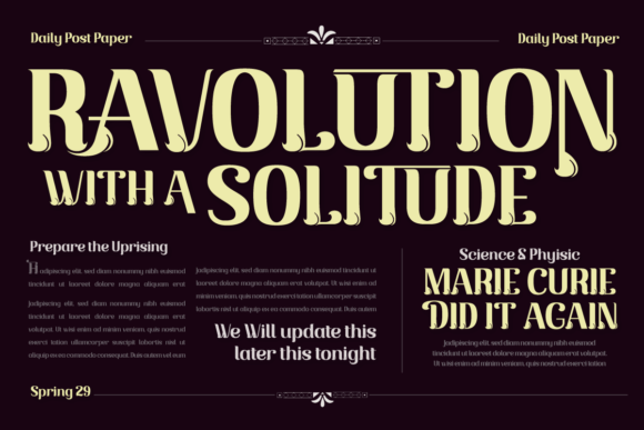 Piskote Font PNG with transparent background - Preview 1
