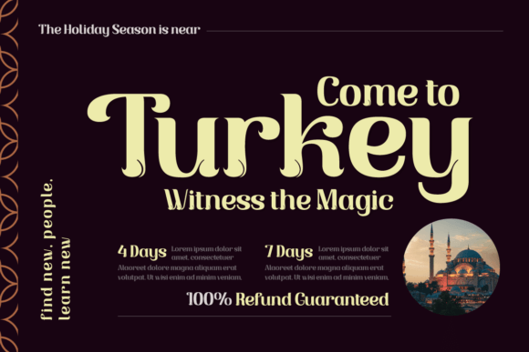 Piskote Font PNG with transparent background - Preview 5