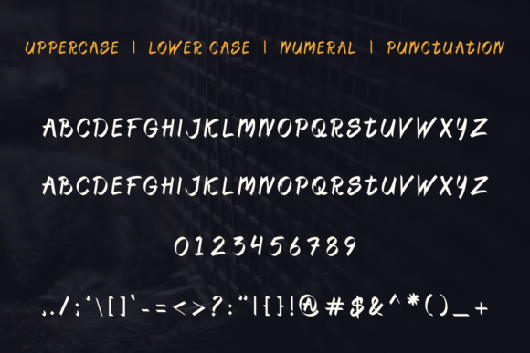 Rosemod Font PNG with transparent background - Preview 3