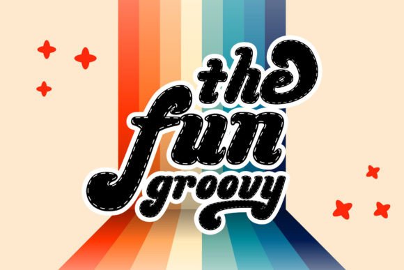 Retro Stitch Font font preview - 3