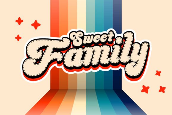 Retro Stitch Font font preview - 4