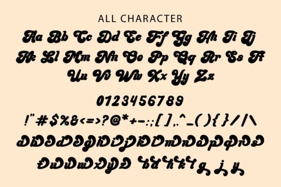 Retro Stitch Font font preview - 6