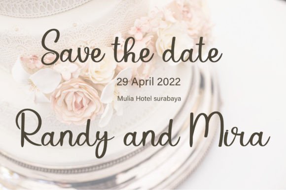 Royal Wedding Font PNG with transparent background - Preview 3