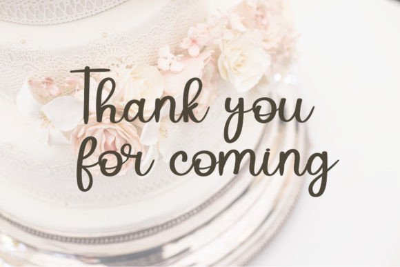 Royal Wedding Font PNG with transparent background - Preview 5
