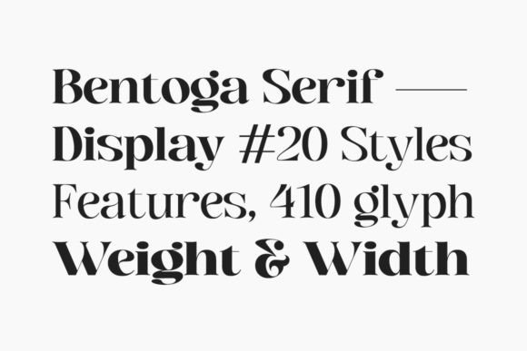 Bentoga Font - Preview 5