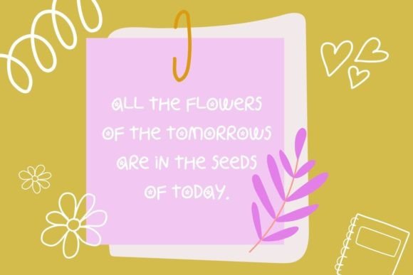 Bloom in the Hope Font - Preview 1